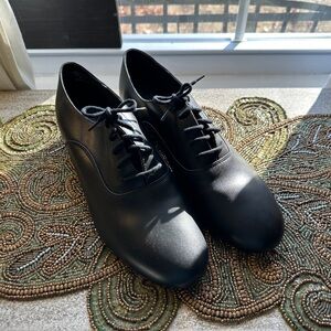 Classic Black Men's Capezio Dance Shoes with suede soles